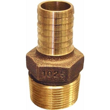 Low Lead Brass Hose Barb Reducing Adapter